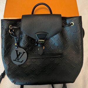 LOUIS VUITTON  Empreinte Montsouris PM Black (backpack)